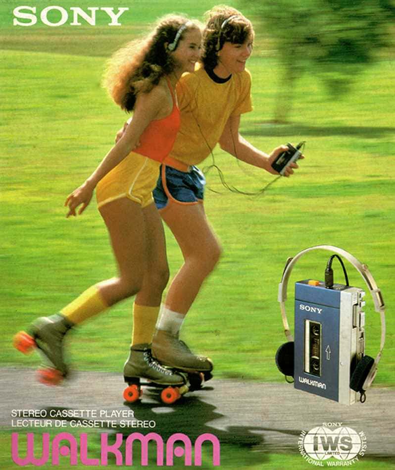 La boîte du premier « Walkman » commercialisé par Sony. © Sony