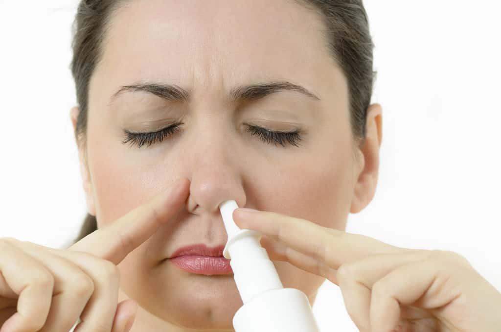 Un traitement médicamenteux comme un spray nasal pourrait par exemple être conçu pour augmenter le nombre de vésicules extracellulaires dans le nez. © oneblink1, Fotolia