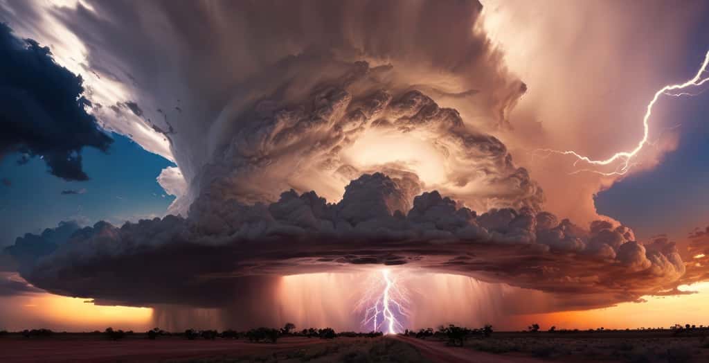 Une supercellule orageuse. © logoboom, Adobe Stock