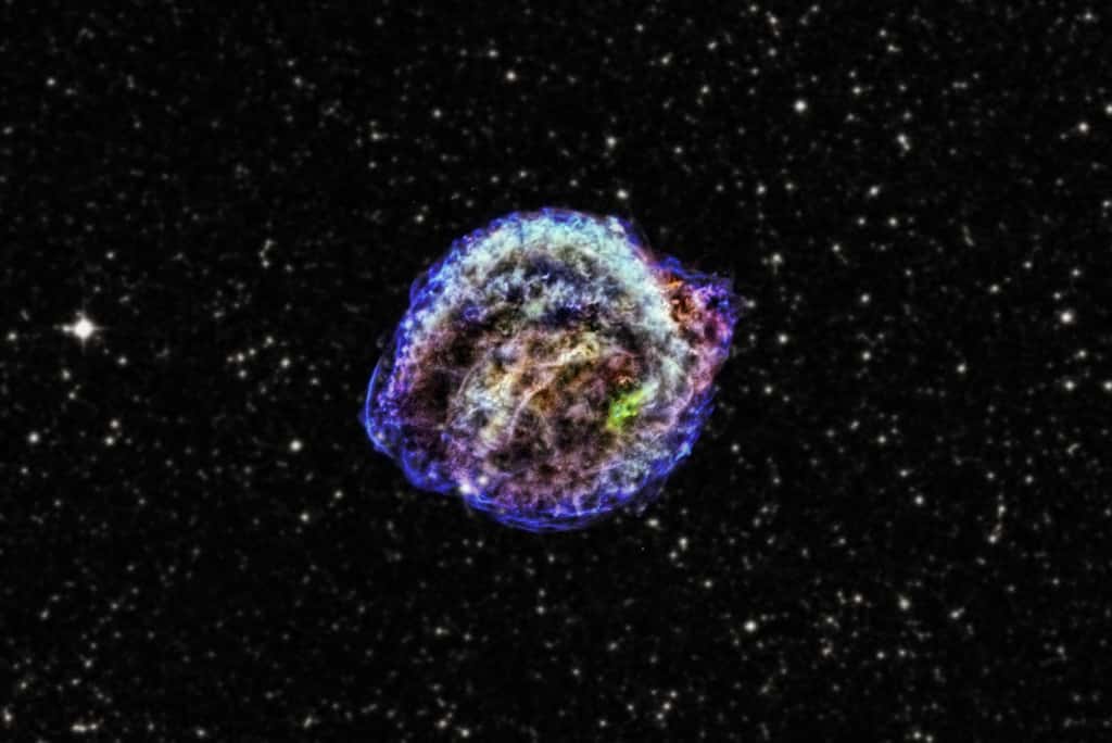Les restes de la supernova de Kepler. © Nasa