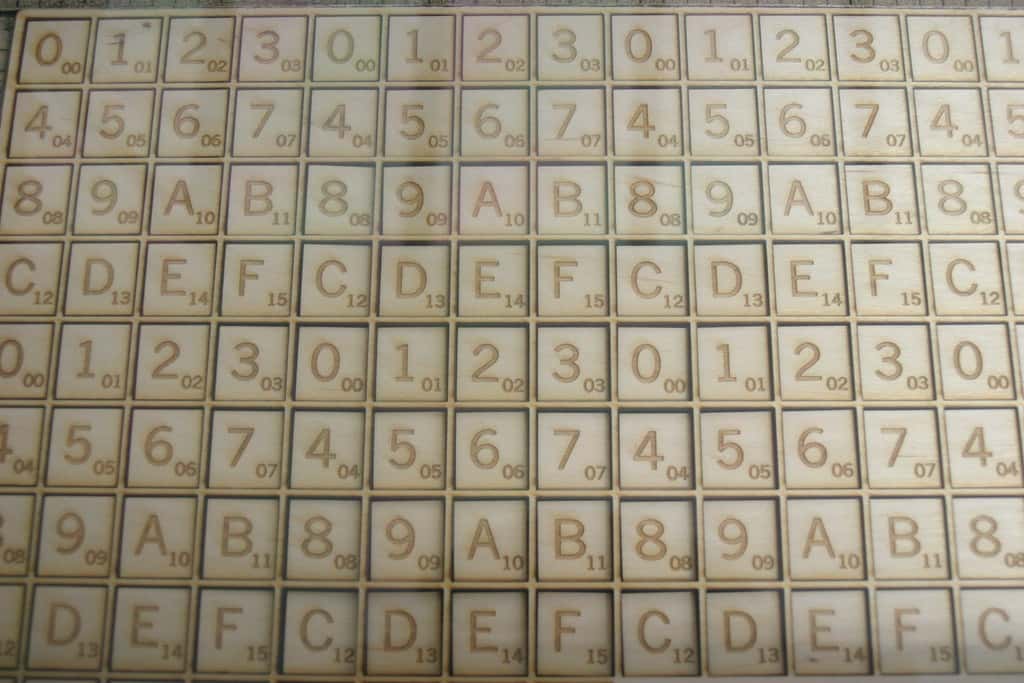 À chaque symbole hexadécimal correspond une valeur décimale allant de 0 à 15. © Matt Joyce, Flickr, CC by-sa 2.0