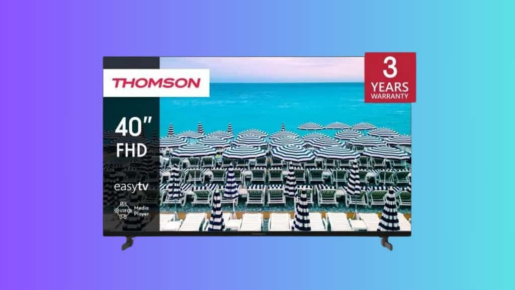 Ne manquez pas cette offre exceptionnelle sur Cdiscount et offrez-vous la TV THOMSON 40" LED FHD à prix mini © Cdiscount