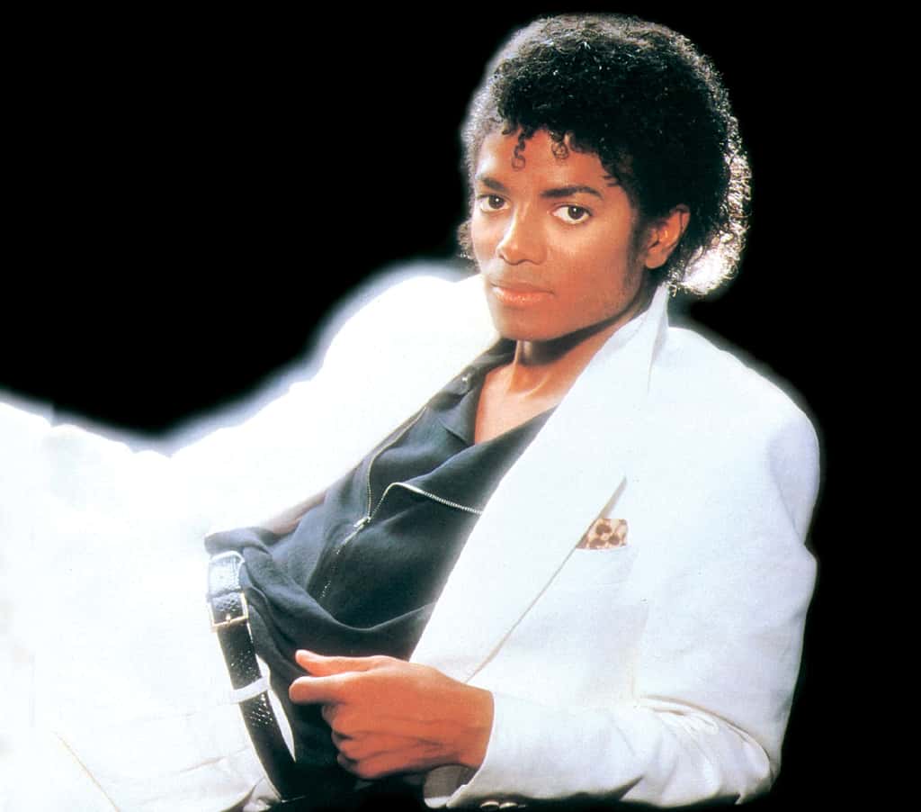 ChatGPT identifie cette image comme celle de l’album <em>Thriller</em> de Michael Jackson mais se refuse ensuite à dire qui est le chanteur ! © Sony