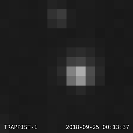 Trappist-1 est une étoile naine ultra-froide à 39 années-lumière autour de laquelle sept planètes rocheuses ont été découvertes. © Nasa/<em>Ames Research Center</em>