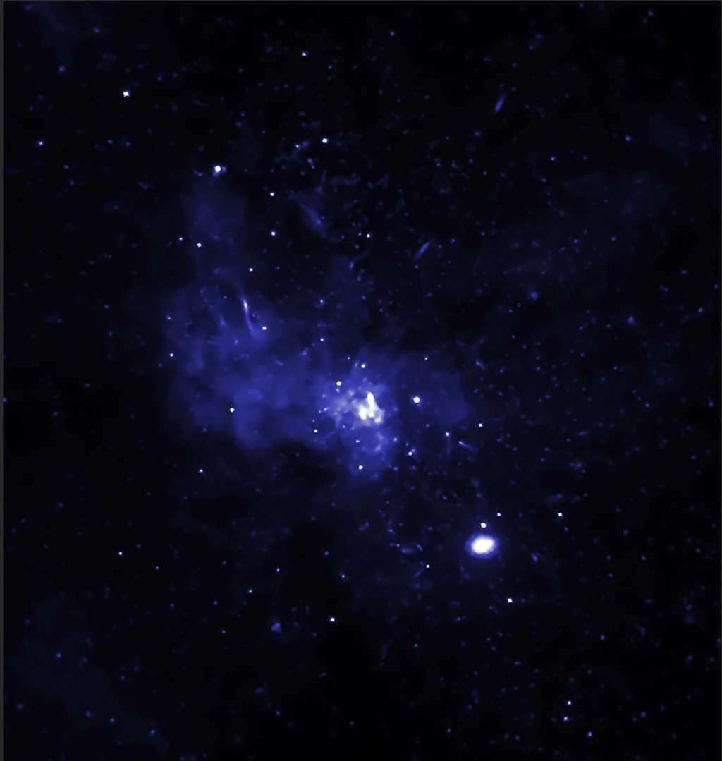 Une image en fausses couleurs des sources X autour de Sgr A*. © NASA/CXC/SAO