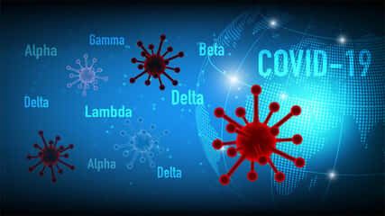 Deux nouveaux variants (Mu et C.1.2.) s'ajoutent aux variants du coronavirus déjà sous haute surveillance. © flyalone, Adobe Stock