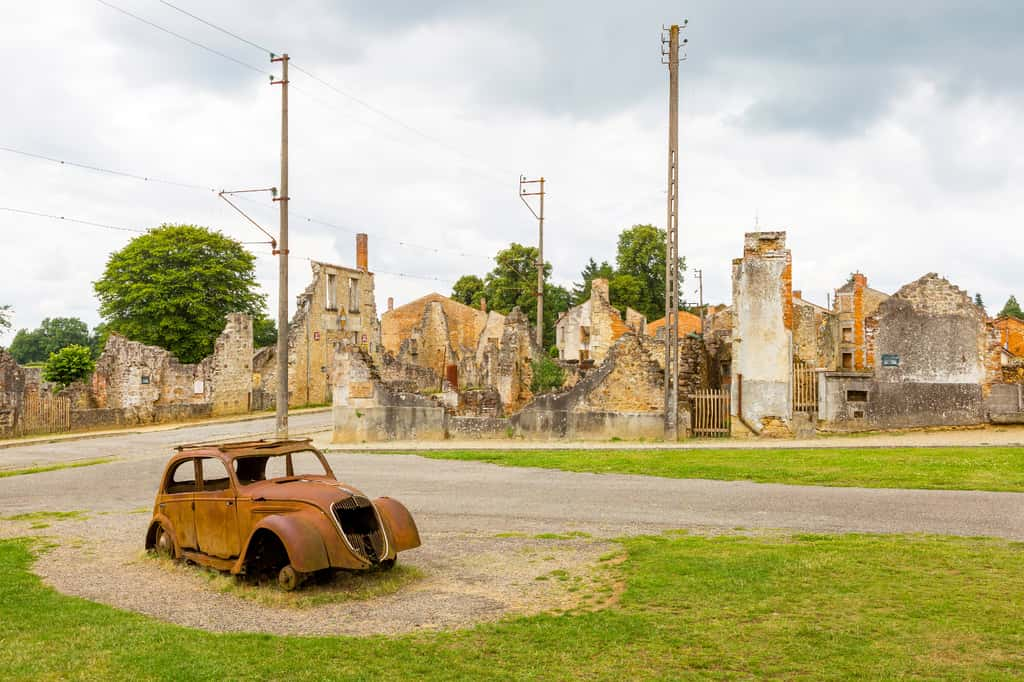 À Oradour-sur-Glane, rien n'a bougé depuis le 10 juin 1944. © Pippa Sanderson, Adobe Stock