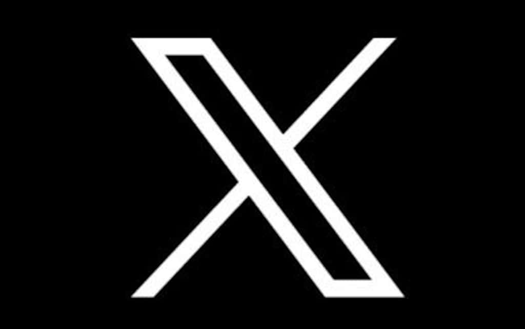 Logo du X stylisé qui est apparu ce lundi 24 juillet pour remplacer l'oiseau bleu de Twitter. © Capture d'écran Futura