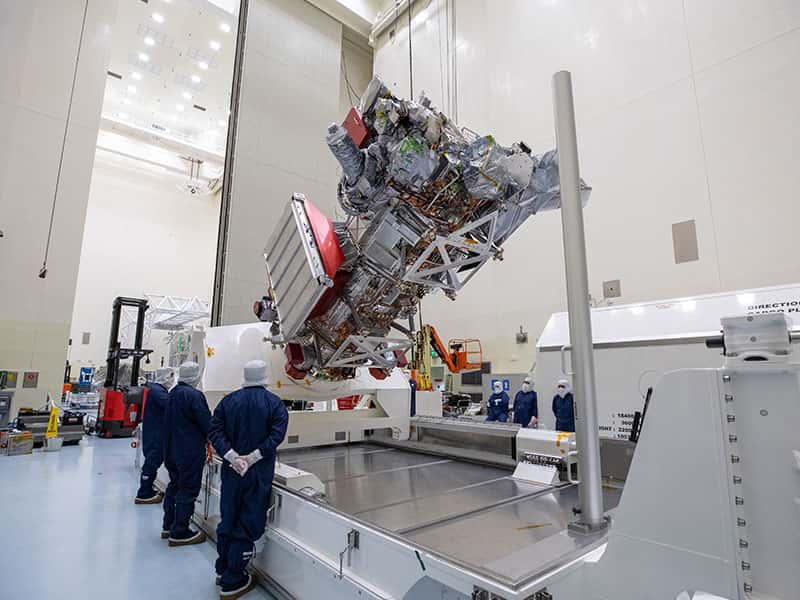 L'intérieur d'Europa Clipper en salle blanche. © Nasa, Kim Shiflett