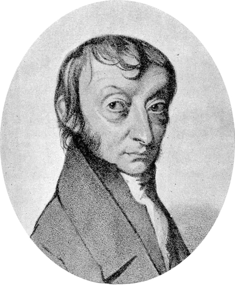Le scientifique italien Amedeo Avogadro aurait été le premier à énoncer celle qui porte aujourd’hui le nom de loi d’Avogadro-Ampère. © Edgar Fahs Smith Collection, Wikipedia, Domaine public