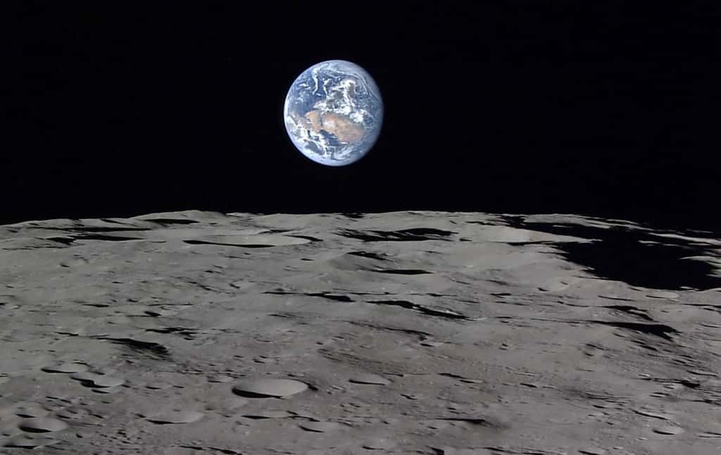 La Lune en point de mire. © Jaxa, NHK