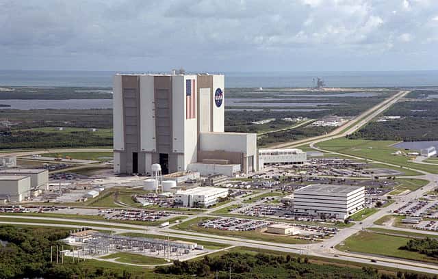 Le <em>Kennedy Space Center</em>, en Floride, est une base de lancement située à proximité de Cap Canaveral. © Nasa