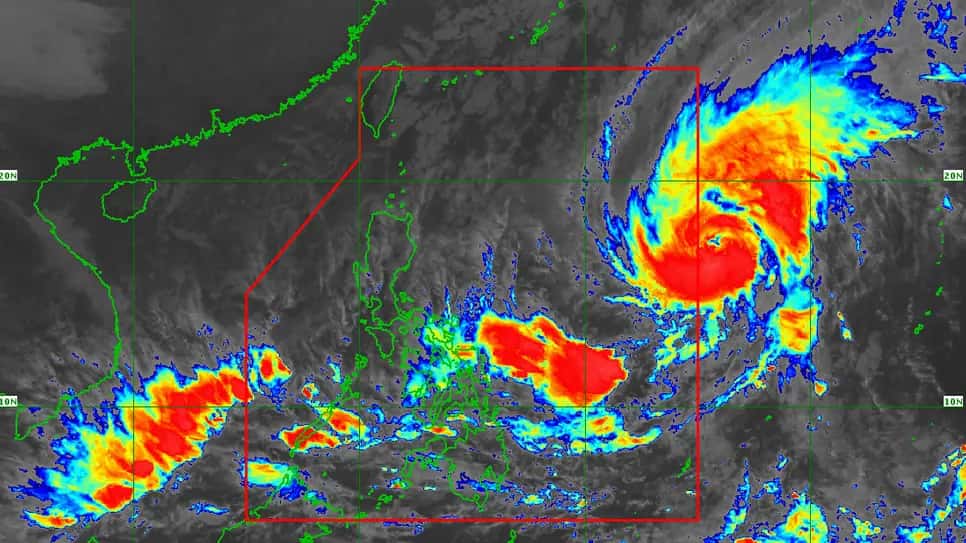 Le dernier typhon ayant balayé le sud de l'Asie, Nyatoh, n'a fait aucun dégât considérable. © Administration des services atmosphériques, géophysiques et astronomiques des Philippines (Pagasa)