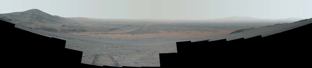 Le panorama non annoté. © Nasa, JPL-Caltech, ASU, MSSS