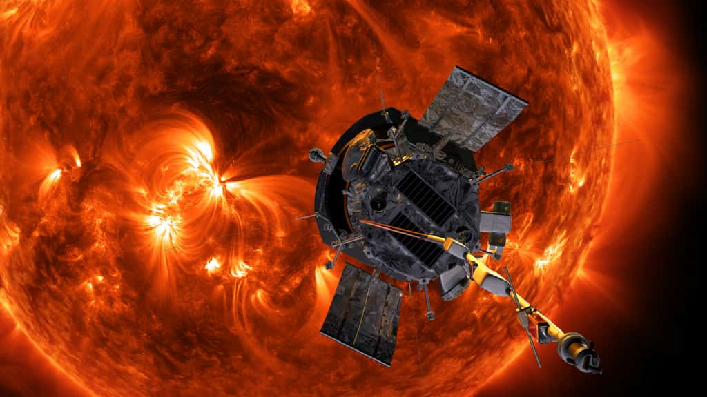 La sonde Parker Solar Probe bat des records de vitesse et de proximité au Soleil. © Nasa, <em>Johns Hopkins APL</em>, Steve Gribben