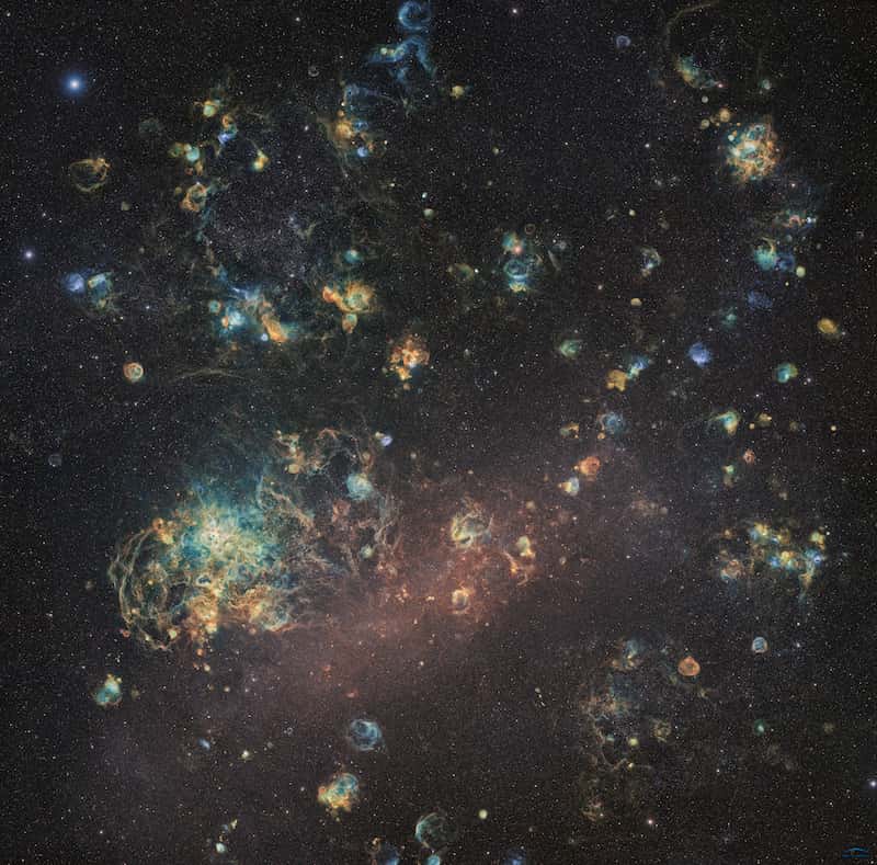 Plus de 1.000 heures pour obtenir cette superbe photo de Magellan. © Ciel Austral