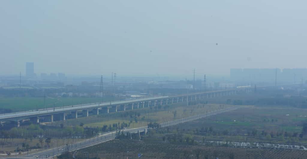 Le pont ferroviaire Danyang-Kunshan est le plus long pont du monde. Il mesure près de 165 kilomètres. © MNXANL, Wikipedia, CC by-sa 4.0