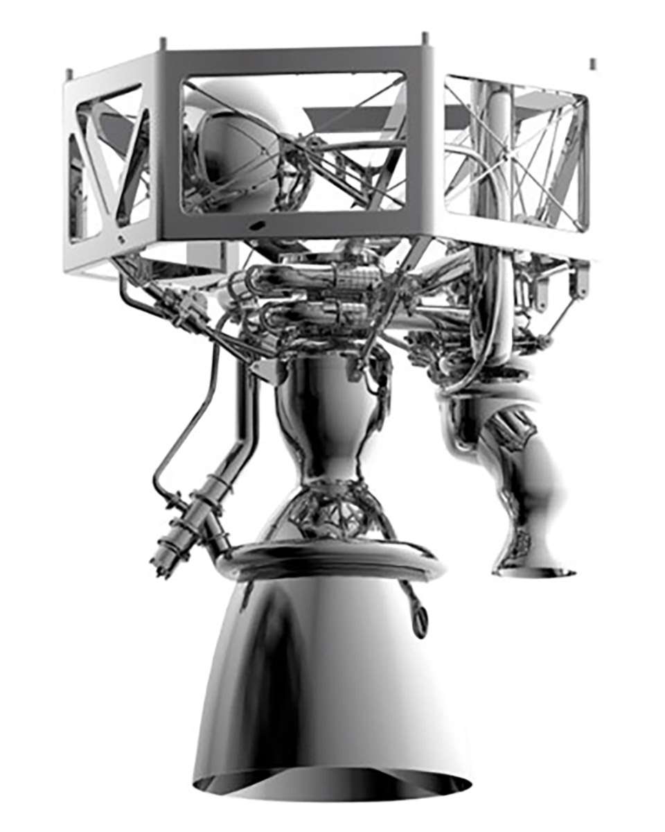 Prometheus, le futur moteur réutilisable et « low cost » qui succèdera à la famille des lanceurs Ariane 6. © ArianeGroup