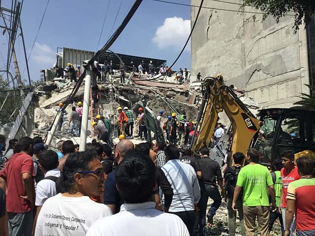 Le 19 septembre 2017, le Mexique a été frappé par un séisme destructeur de magnitude 7,1. © ProtoplasmaKid, Wikimedia Commons