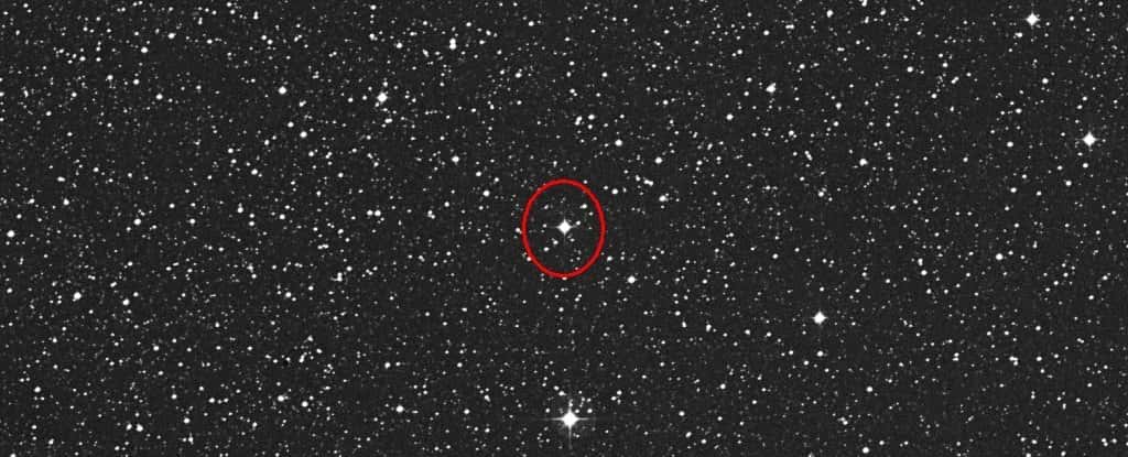 La nova RS Ophiuchi. © ESO, <em>Digitized Sky Survey</em>