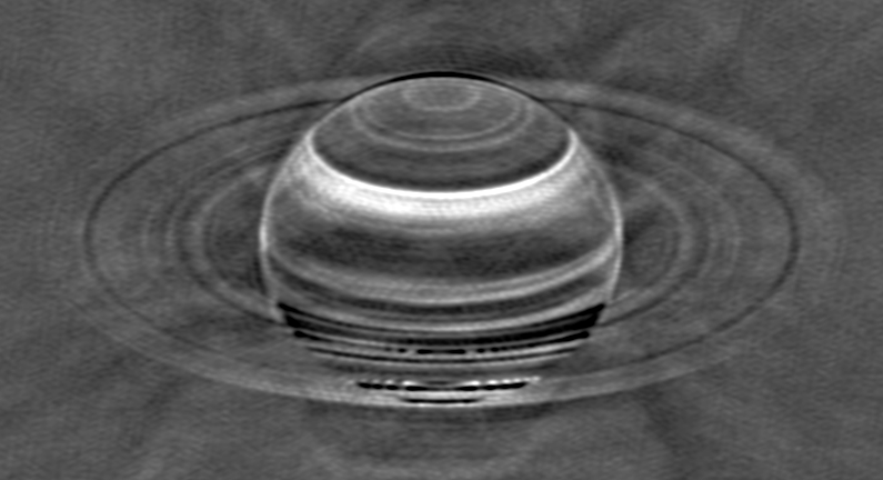 L'atmosphère de Saturne a été disséquée par les chercheurs de différentes universités aux États-Unis. © Nasa, JPL, Imke de Pater et al. 