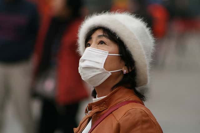 En Chine, la pollution de l'air serait responsable de la mort de 1,6 million de personnes par an, soit 4.000 par jour. Les concentrations en particules fines sont particulièrement importantes à l'est du pays. © Global Panorama, Flickr, CC by-sa 2.0