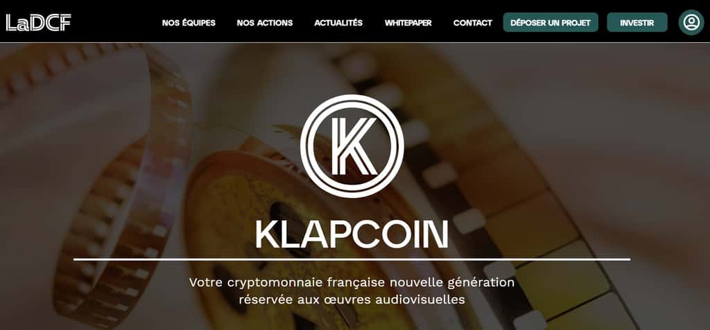 Le KlapCoin se positionne comme une alternative au CNC pour le financement des œuvres de l'audiovisuel. © La DCF