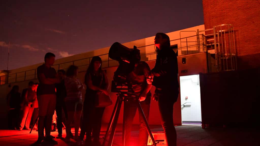 Soirée d'observation du ciel organisé par l'Association française d'astronomie. © Afa