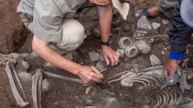 La tombe du chaman découverte à Pacopampa pourrait-elle permettre aux chercheurs d'en apprendre plus sur la structure de la société Chavín ? © Ministère de la Culture du Pérou