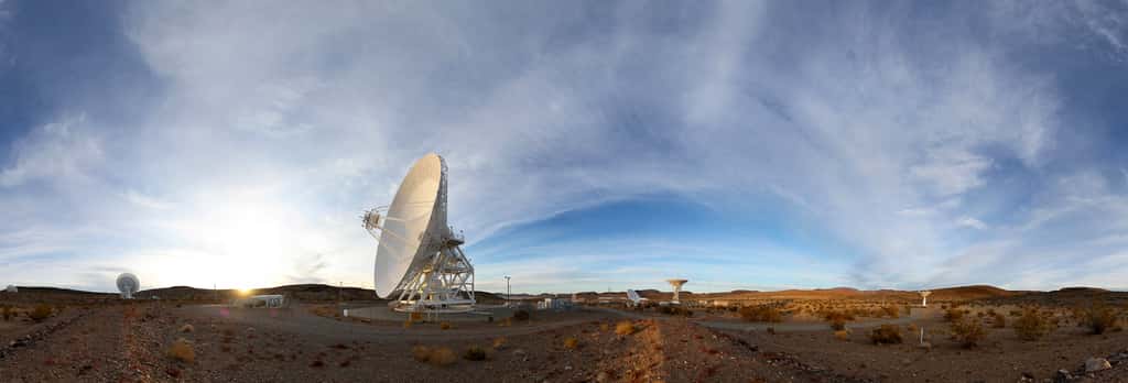 Les stations sol du Centre de communications spatiales longues distances de Goldstone. © Nasa