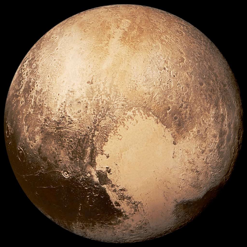 Depuis quelques années, Pluton n’est plus considérée comme une planète et il est officiellement admis que notre Système solaire ne compte que huit planètes. Mais cela pourrait changer… © Nasa