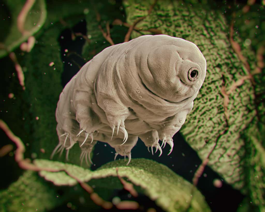 Un tardigrade, l'animal le plus résistant sur Terre. © Adobe Stock