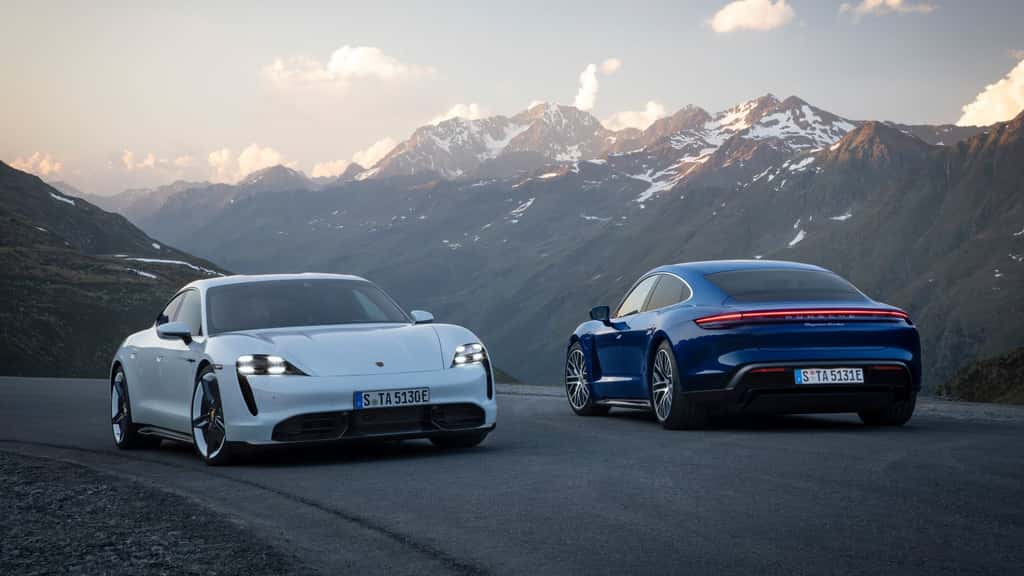 D'extérieur, rien ne différencie un modèle thermique d'un modèle 100 % électrique. © Porsche