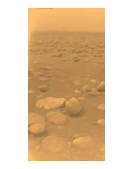 Première image de la surface de Titan