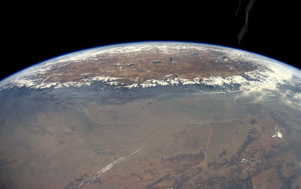 Le plateau himalayen photographié en mai 2012 par André Kuipers, à bord d’ISS, à quelque 400 km d’altitude. © Esa, Nasa