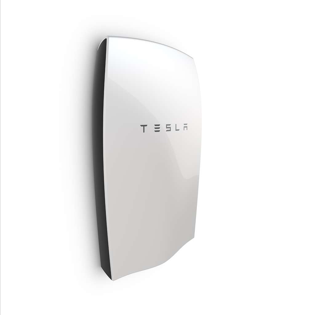 Aperçu de la batterie domestique Tesla Powerwall présentée début mai par Elon Musk. © Tesla Energy