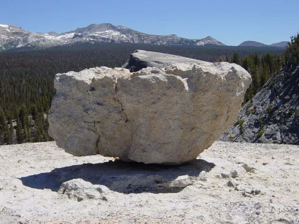 Bloc erratique de Lambert Dome, Yosemite, USA. © Maveric149, <em>Wikimedia Commons</em>, CC by-sa 3.0