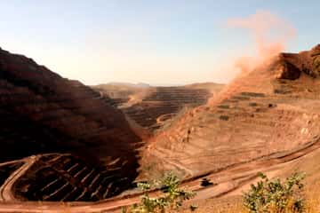 La mine d'Argyle, dans le nord de l'Australie. © Tom Backus, <em>Wikimedia Commons</em>, CC by-sa 2.0 