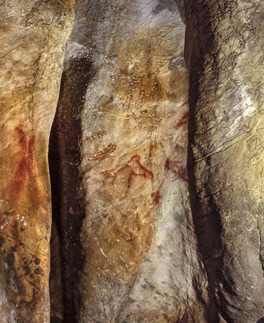 Exemple de peinture dans la grotte de la Pasiega. © Don Hitchcock, donsmaps.com, Wikimedia Commons, CC by-sa 4.0