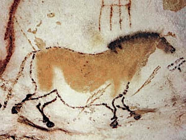Très tôt, dès la préhistoire, les ocres de Provence ont été utilisées par l'Homme pour produire des peintures colorées. © Lascaux, Wikimedia Commons, domaine public