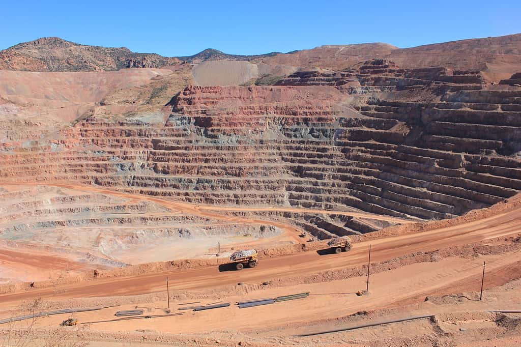 Mine de cuivre en Arizona. © Stephanie Salisbury, <em>Wikimedia Commons</em>, CC by 2.0 