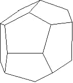 Pantagono-dodécaèdre. © Mahlerite, <em>Wikimedia Commons</em>, CC by-sa 3.0 