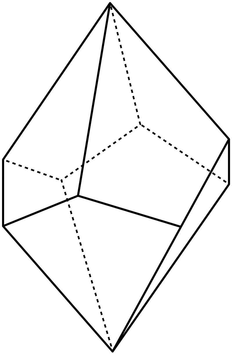 Trapézoèdre tétragonal. © Bvs-aca, <em>Wikimedia Commons</em>, domaine public