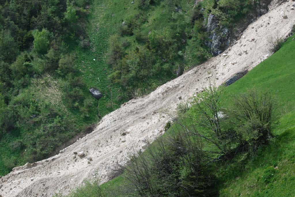 Coulée de boue en Suisse. © Dietrich Michael Weidmann, Wikimedia Commons, CC by-sa 3.0