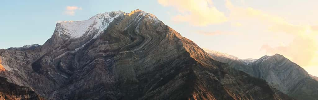 Magnifique plissement au Tadjikistan. © Hossein Barkhordari, imaggeo.egu.eu