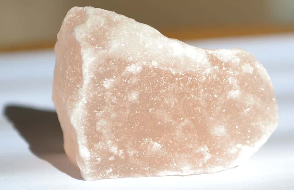 Le sel gemme est une roche évaporitique. © Cantons-de-l'Est, Wikimedia Commons, CC by-sa 3.0 