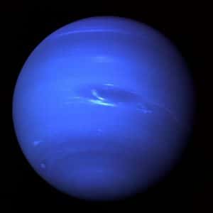 Neptune et sa Grande tache sombre. © Nasa