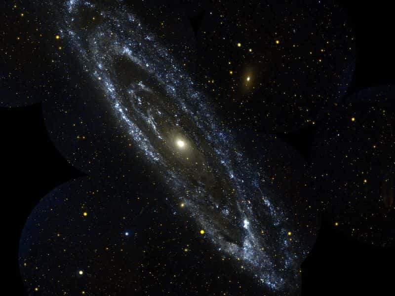 Grande sœur de notre galaxie, Andromède est également une galaxie spirale. © Nasa, JPL, <em>California Institute of Technology</em>