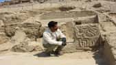 Les fouilles menées à Saña, au Pérou, ont permis d’exhumer des fresques anciennes vieilles de plusieurs millénaires. © DDC de Lambayeque