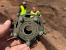 Le dodécaèdre retrouvé à Lincoln pourrait avoir été utilisé à des fins rituelles, selon les archéologues. © Norton Disney History and Archaeology Group